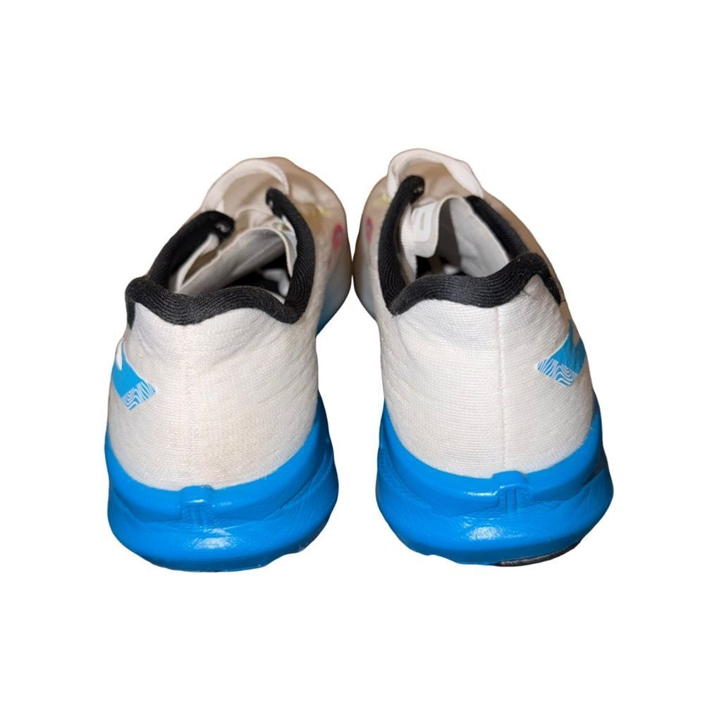 Brooks Hyperion Men’s Running Shoe - White with Blue Accent size 10 - Picture 4 of 6